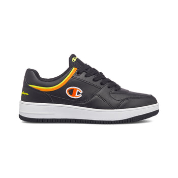 Sneakers nere da ragazzo con dettagli arancioni Champion Rebound Low B Gs, Brand, SKU s352500089, Immagine 0